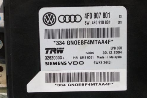 4F0907801, Calculator frana de mana Audi A6 (4F)