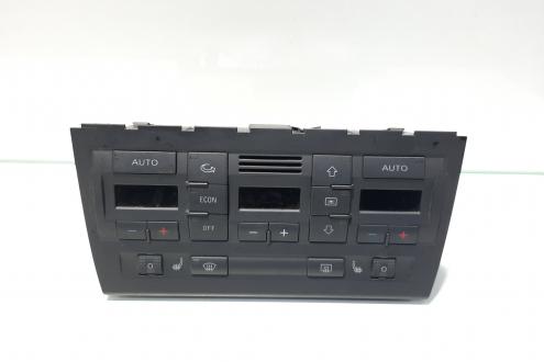 Display climatronic cu incalzire in scaune, cod 8E0820043BM, Audi A4 Avant (8E5, B6) (idi:450378)