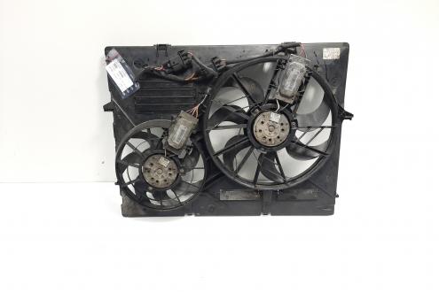 Grup electroventilatoare cu releu, cod 7L0121203F, Vw Touareg (7LA, 7L6) 2.5 TDI, BAC (id:476799)