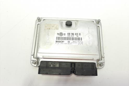 Calculator motor, cod 038906019GS, 0281010940, Vw Passat Variant (3B6) 1.9 TDI, AWX (id:482897)