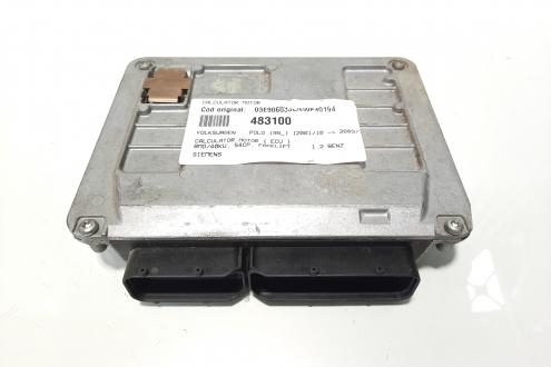 Calculator motor Siemens, cod 03E906033L, 5WP40194, Vw Polo (9N) 1.2 B, BMD (id:483100)
