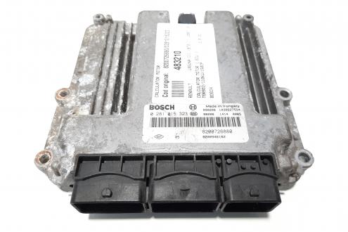 Calculator motor Bosch, cod 8200726880, 0281015323, Renault Laguna 3, 2.0 DCI, M9R802 (id:483210)