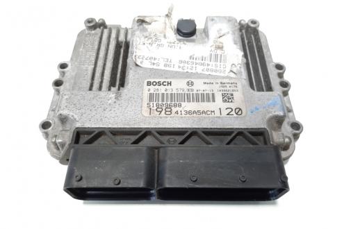 Calculator motor, cod 51809688, 0281013579, Fiat Bravo 2 (198) 1.9 jtd, 192A8000 (id:483282)