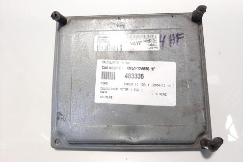 Calculator motor Siemens, cod 4M51-12A650-HF, Ford Focus 2 (DA) 1.6 B, HWDA (id:483336)