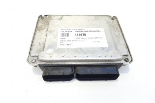 Calculator motor Bosch, cod 038906019NE, 0281011824, Skoda Fabia 1 Sedan (6Y3), 1.9 TDI, ATD (idi:483630)