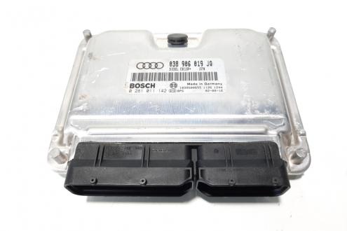 Calculator motor, cod 038906019JQ, 0281011142, Audi A6 Avant (4B5, C5), 1.9 TDI, AWX (idi:483256)