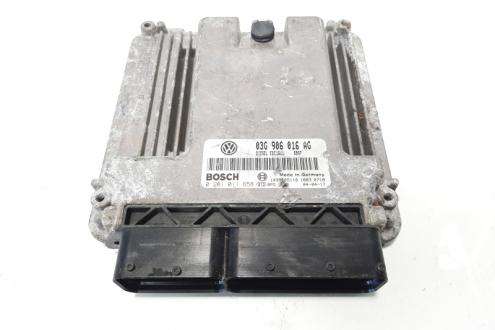 Calculator motor, cod 03G906016AG, 0281011658, Skoda Octavia 2 Combi (1Z5), 1.9 TDI, BJB (idi:483305)