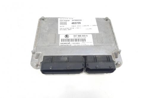 Calculator motor, cod 047906033A, Skoda Fabia 1 Sedan (6Y3), 1.4 MPI, ATZ (idi:483720)