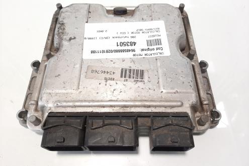 Calculator motor, cod 9648588880, 0281011188, Peugeot 406 Break, 2.0 HDI, RHY (idi:483501)