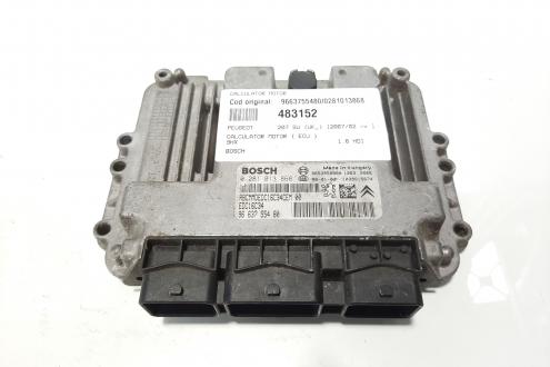 Calculator motor Bosch, cod 9663755480, 0281013868, Peugeot 207 Sedan, 1.6 benz, 9HX (idi:483152)