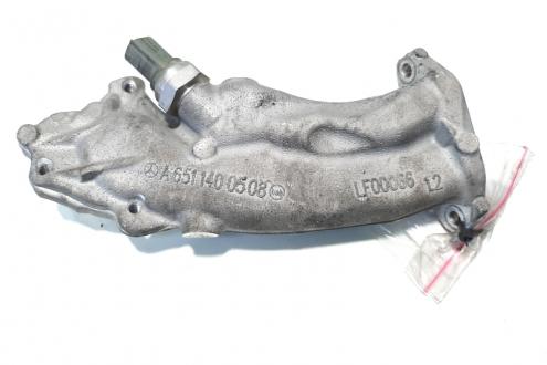 Corp EGR cu senzor, cod A6511400508, Mercedes Clasa E T-Model (S212), 2.2 CDI, OM651924 (idi:484884)