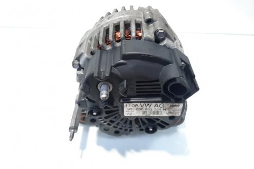 Alternator, cod 036903024H, Skoda Octavia 2 (1Z3), 1.4 benz, BUD (pr:110747)