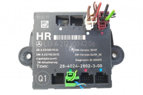 Modul dreapta spate, cod A2129004206, Mercedes Clasa E (W212) (idi:486993)