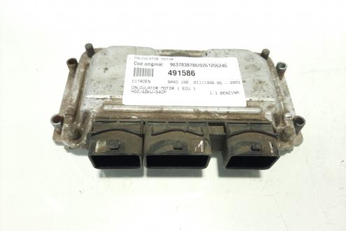 Calculator motor, cod 9637838780, 0261206246, Citroen Saxo (S0, S1) 1.1 benz, HDZ (id:491586)