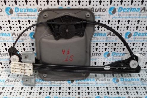 Macara cu motoras stanga fata, 5J2837401B, 6Q1959802E, Skoda Fabia 2006-2013, (id:184993)