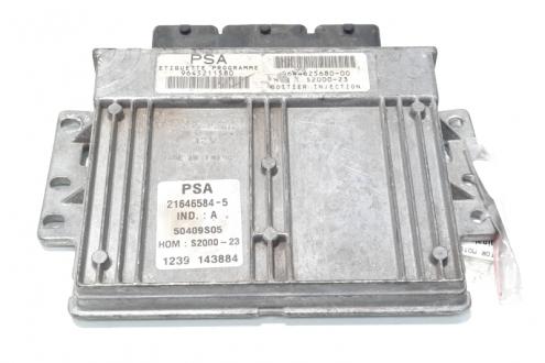 Calculator motor, cod 9645211580, Peugeot 206+ (II), 1.4 benz, KFW (idi:491704)