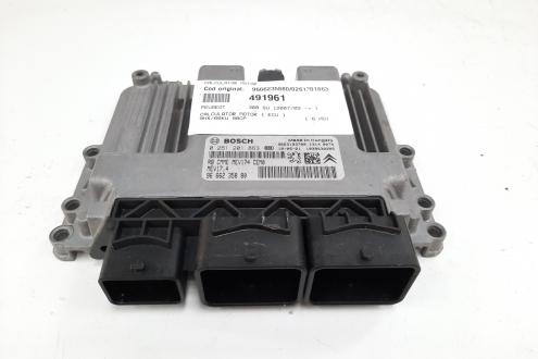 Calculator motor Bosch, cod 9666235880, 0261201863, Citroen C4 (I) coupe, 1.6 HDI, 9HX (idi:491961)