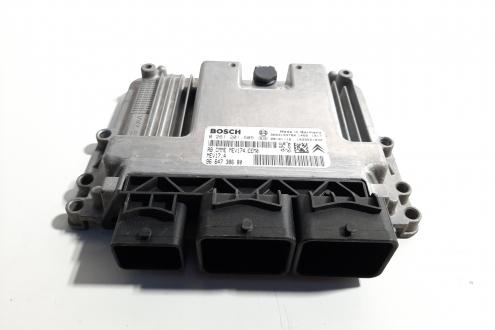 Calculator motor, cod 9664738680, 0261201505, Citroen C4 (I) coupe, 1.6 benz, 5FW (idi:491741)