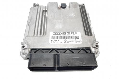 Calculator motor, cod 03G906016FF, 0281011905, Seat Altea (5P1), 2.0 TDI, BKD (idi:491603)