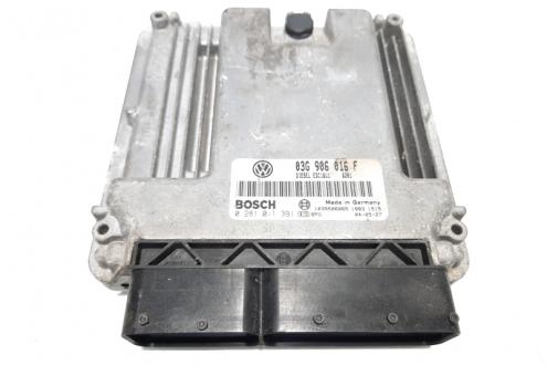 Calculator motor, cod 03G906016F, 0281011391, Skoda Superb II Combi (3T5), 2.0 TDI, BKD (idi:491598)