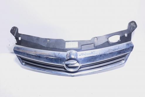 Grila bara fata centrala cu sigla, cod GM13225780, Opel Astra H (id:496112)
