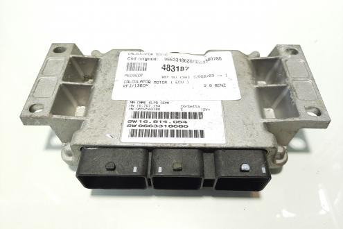 Calculator motor, cod 9663318680, 9659580780, Peugeot, 2.0 benz, RFJ (idi:483187)