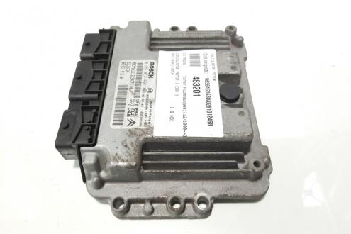 Calculator motor, cod 9656161680, 0281012468, Peugeot, 1.6 HDI, 9HX (idi:483201)