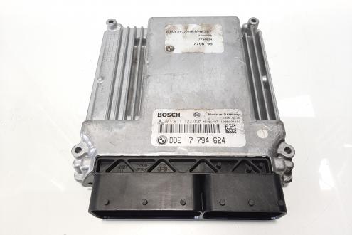 Calculator motor Bosch, cod 7794624, 0281011122, Bmw 1 (E81, E87) 2.0 D, 204D4 (idi:483590)