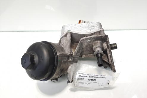 Carcasa filtru ulei cu racitor ulei, cod 6740273586, 897385813, Opel, 1.7 CDTI, A17DTR (idi:484038)