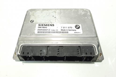 Calculator motor Siemens, cod 7511570, 5WK90012, Bmw 3 Cabriolet (E46) 2.2 B, M54B22 (idi:483127)