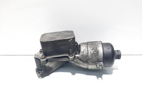 Carcasa filtru ulei cu racitor ulei, cod 9656970080, Peugeot, 1.6 HDI, 9HZ (idi:504806)