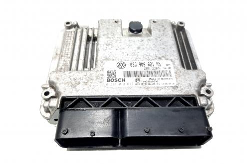 Calculator motor, cod 03G906021HN, 0281013617, VW Caddy 3 (2KA, 2KH), 2.0 TDI, BMM (idi:515954)