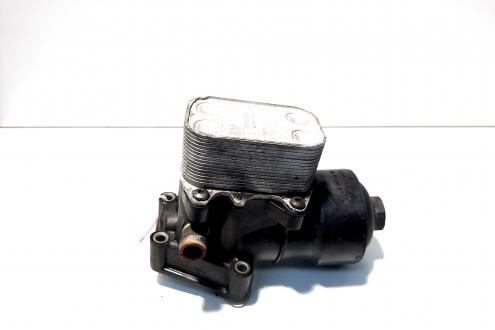 Carcasa filtru ulei cu racitor ulei, cod 03L115389B, 03L117021B, Vw Golf 6 (5K1) 1.6 TDI, CAY (id:524430)