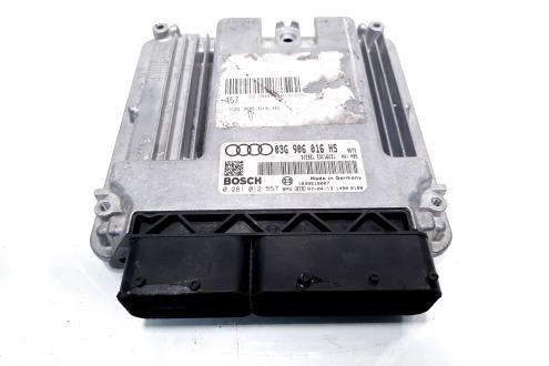 Calculator motor, cod 03G906016HS, 0281012557, Audi A6 (4F2, C6) 2.0 TDI, BRE (id:526857)