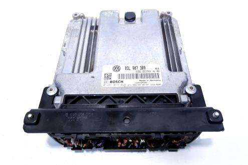 Calculator motor, cod 03L907309, 0281015029, Vw Passat Variant (3C5) 2.0 TDI, CBA (id:526839)