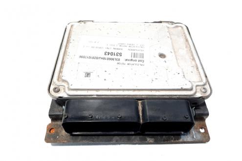 Calculator motor, cod 03L906018HJ, 0281017096, VW Sharan (7N), 2.0 TDI, CFF (id:531043)