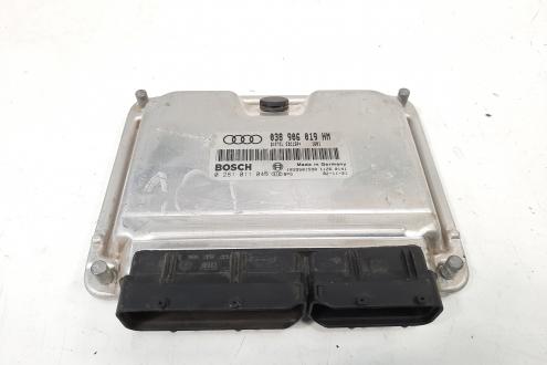 Calculator motor, cod 038906019HM, 0281011046, Audi A4 (8E2, B6) 1.9 TDI, AVF (id:535507)