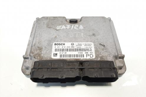 Calculator motor, cod 24417169, 0281010268, Opel Zafira A (F75), 2.0 DTI, Y20DTH (id:535390)