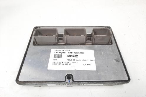 Calculator motor, cod 5M51-12A650-RE, Ford Focus 2 Combi (DA) 2.0 benz, AODA (id:538782)