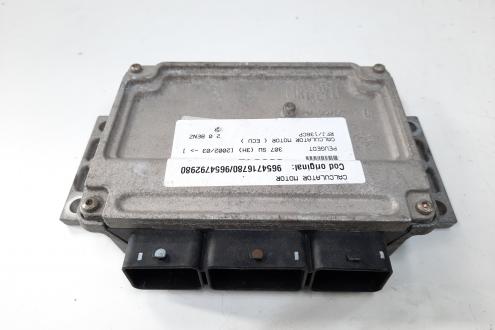 Calculator motor, cod 9654716780, 9654792980, Peugeot 307 SW, 2.0 benz, RFJ (id:538547)