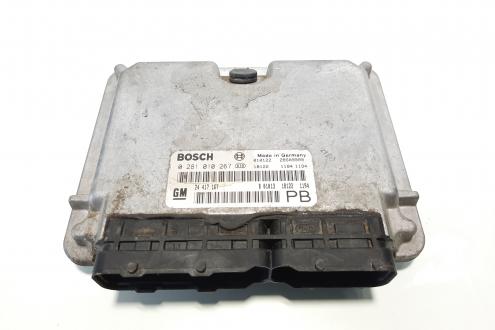 Calculator motor, cod 24417167, 0281010267, Opel Signum, 2.0 DTI, Y20DTH (idi:535386)