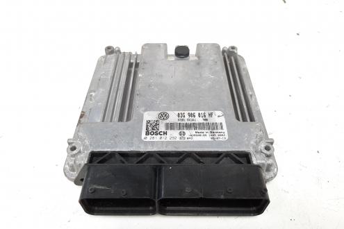 Calculator motor, cod 03G906016HF, 0281012292, Skoda Superb II (3T4), 2.0 TDI, BKD (idi:538422)