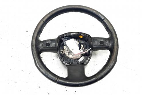 Volan piele cu comenzi, cod 8P0419091BL, Audi A4 Avant (8ED, B7) (idi:527199)