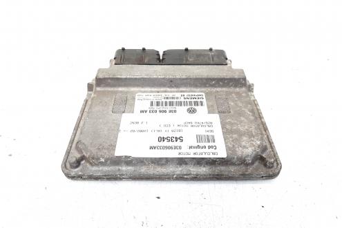 Calculator motor, cod 03E906033AM, VW Polo sedan (9N), 1.2 benz, AZQ (idi:543540)