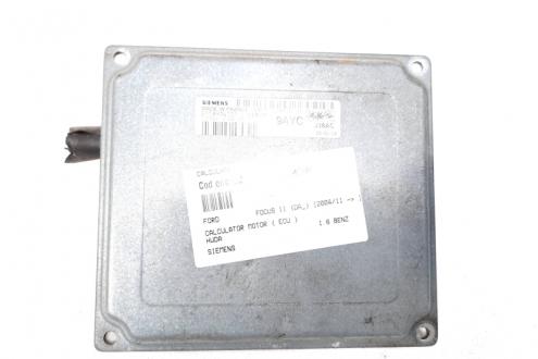 Calculator motor Siemens, cod 4M51-12A650-HC, Ford Focus 2 Sedan (DA), 1.6 benz, HWDA (id:549780)