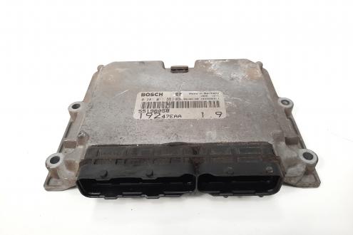 Calculator motor, cod 55198058, 0281011553, Fiat Stilo (192), 1.9 JTD, 192A1000 (id:549685)