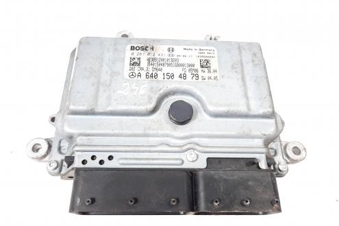 Calculator motor, cod A6401504879, 0281012431, Mercedes Clasa A (W169) 2.0 CDI, OM640940 (id:549880)