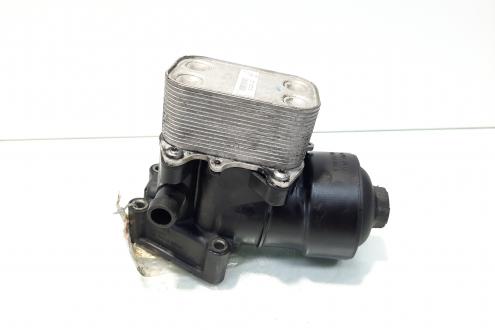 Carcasa filtru ulei cu racitor ulei, cod 03L115389B, 03L117021B, Vw Golf 6 (5K1), 1.6 TDI, CAY (id:553352)