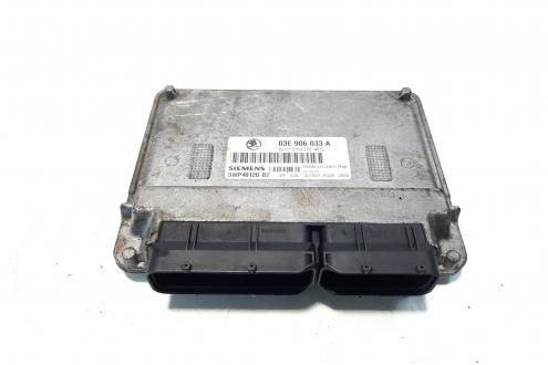 Calculator motor ECU, cod 03E906033A, Skoda Fabia 1 Combi (6Y5) 1.2 benz, AZQ (id:553148)