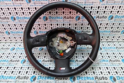 Volan piele cu comenzi, cod 4F0419091CA, Audi A6 (4F2, C6) 2004-2011, (id:191532)